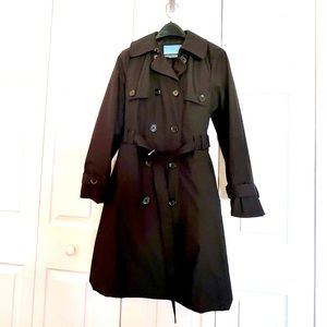 Nine West Black trench coat 🐈‍⬛